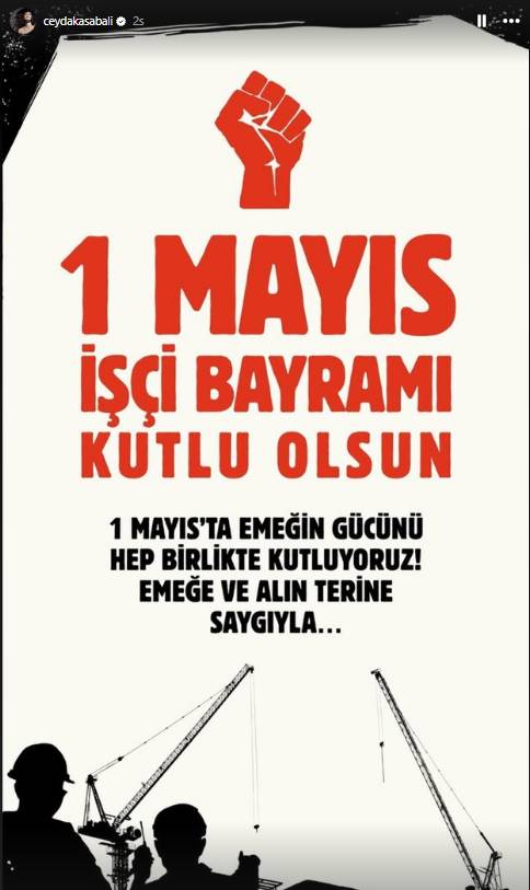 1 Mayıs’a ünlü dokunuşu! 6